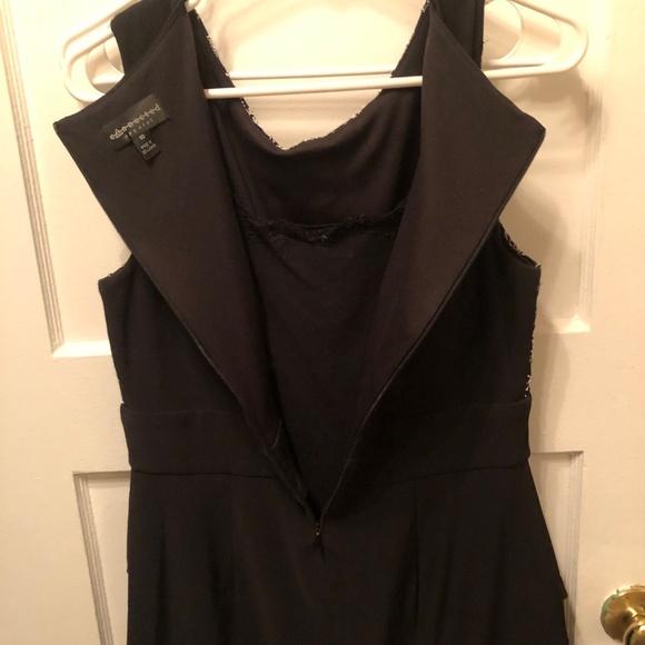 Connected Apparel Black Sleeveless Dress with Sequin Accents - Size 10 -used - Picture 7 of 8